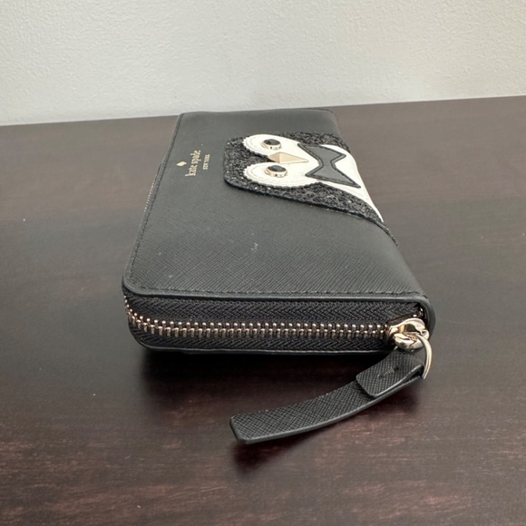 Kate Spade Clifton Lane Neda Black Penguin Wallet - Picture 6 of 9